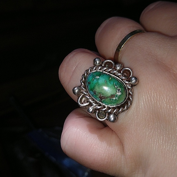 Jewelry - Native American sterling silver 925 turquoise ring vintage